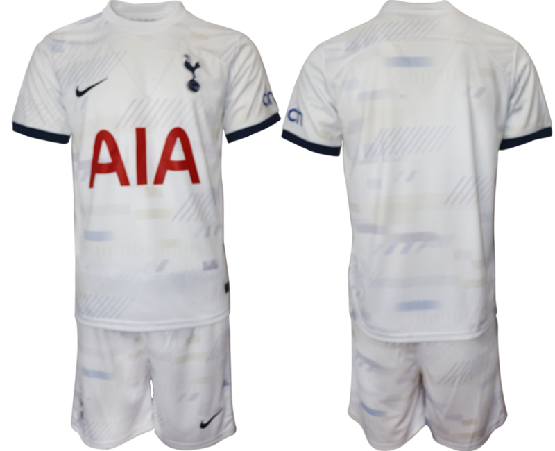 Men 2023-2024 Club Tottenham Hotspur home soccer jersey->ac milan jersey->Soccer Club Jersey